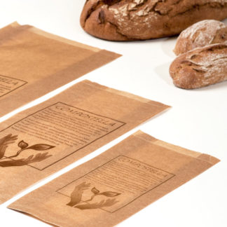 Compostella paper bags in 3 sizes